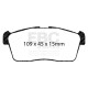 Freni EBC Kit anteriore EBC PDKF2215 - Dischi Premium OE + pastiglie freno Ultimax OE | race-shop.it