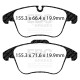 Freni EBC Kit anteriore EBC PDKF2375 - Dischi Premium OE + pastiglie freno Ultimax OE | race-shop.it