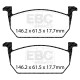 Freni EBC Kit anteriore EBC PDKF2437 - Dischi Premium OE + pastiglie freno Ultimax OE | race-shop.it