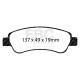 Freni EBC Kit posteriore EBC PDKR1001 - Dischi Premium OE + pastiglie freno Ultimax OE | race-shop.it