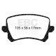 Freni EBC Kit posteriore EBC PDKR1013 - Dischi Premium OE + pastiglie freno Ultimax OE | race-shop.it