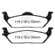 Freni EBC Kit posteriore EBC PDKR963 - Dischi Premium OE + pastiglie freno Ultimax OE | race-shop.it