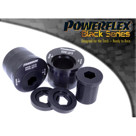 Silentblock in poliuretano Powerflex Front Wishbone Rear Bush, Caster Adjusted Mini R58 Coupe (2011 - 2015) Black Series | race-shop.it