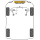 Silentblock in poliuretano Powerflex Front Arm Rear Bush Opel Ampera (2010 - 2015) Road Series | race-shop.it
