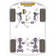 Silentblock in poliuretano Powerflex Boccola barra stabilizzatrice anteriore 22mm Volkswagen Caddy Mk3 Typ 2K (2004 - 06/2010) Road Series | race-shop.it