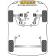 Beetle A5 Rear Beam (2011- 2019) Powerflex Boccola supporto motore (piccola) Volkswagen Beetle A5 Rear Beam (2011- 2019) Black Series | race-shop.it