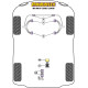 Silentblock in poliuretano Powerflex Boccola supporto motore inferiore MGTF (2002-2009) Road Series | race-shop.it
