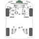 Silentblock in poliuretano Powerflex Front Damper Ring Bush Volkswagen 1.6, 1.9, 2.0 Automatic (1979 - 1992) Heritage | race-shop.it