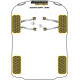 R171 (2004-2010) Powerflex Boccola interna braccio superiore anteriore (incidenza regolabile) Mercedes-Benz R171 (2004-2010) Black Series | race-shop.it