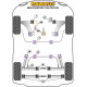 Silentblock in poliuretano Powerflex Perno fulcro forcella frizione Mini F55 / F56 Gen 3 (2014 - 2024) Road Series | race-shop.it