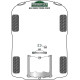 Silentblock in poliuretano Powerflex Boccola traversa differenziale posteriore Audi RS4 Avant (2000-2001) Heritage | race-shop.it