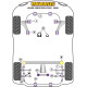 Silentblock in poliuretano Powerflex Boccola differenziale posteriore Subaru Forester SG (2002 - 2008) Heritage | race-shop.it