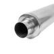 1x ingresso / 1x uscita Silenziatore centrale RACES 52, ingresso/uscita 2,75" (70mm) SS304 | race-shop.it