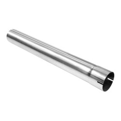 Tubo con estensione in acciaio inox&nbsp;- dritto 51mm, lunghezza 61 cm