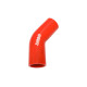 Gomiti 45° Curva in silicone 45° - 60mm (2,36") | race-shop.it