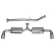 Cat backs RACES Sistema di scarico Cat back per Mazda RX8 | race-shop.it