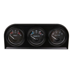 KET Classic strumento - 3in1 52mm - Volt+ Temperatura acqua+ Pressione olio