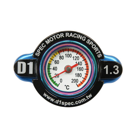Tappi del radiatore ad alta pressione Tappo del radiatore D1spec 1,1BAR 28mm con termometro | race-shop.it