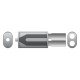 Con finale doppio Silenziatore universale 76mm RM Motors | race-shop.it