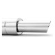 Con finale doppio Silenziatore universale 76mm RM Motors | race-shop.it