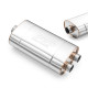 1x ingresso / 2x uscite Silenziatore centrale 60mm RM Motors | race-shop.it
