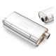 1x ingresso / 1x uscita Silenziatore centrale 63mm RM Motors | race-shop.it