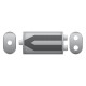 1x ingresso / 2x uscite Silenziatore centrale 70mm RM Motors | race-shop.it