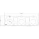 Flange Flangia del collettore di scarico Audi S4 S5 A7 A8 B8 | race-shop.it