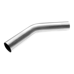 Tubo in acciaio inox - gomito 45°, 70mm, lunghezza 40cm