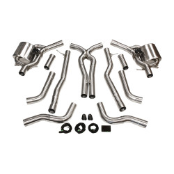 Sistema di scarico Cat back per Mercedes Benz E63 S AMG 16-18