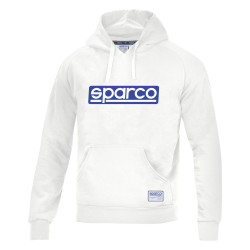 Sparco felpa con cappuccio d`uomo ORIGINAL bianco