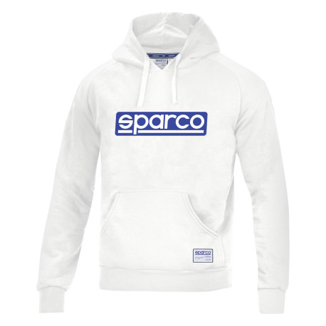Felpe con cappuccio e giacche Sparco felpa con cappuccio d`uomo ORIGINAL bianco | race-shop.it