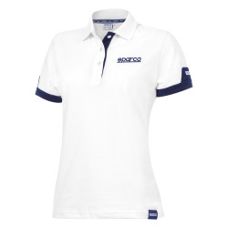 Polo da donna SPARCO LADY CORPORATE, bianco
