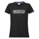 Magliette T-shirt da donna SPARCO LADY FRAME, nero | race-shop.it