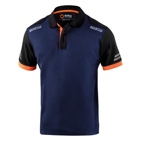 Magliette Polo SPARCO TECH TW, blu/arancione | race-shop.it