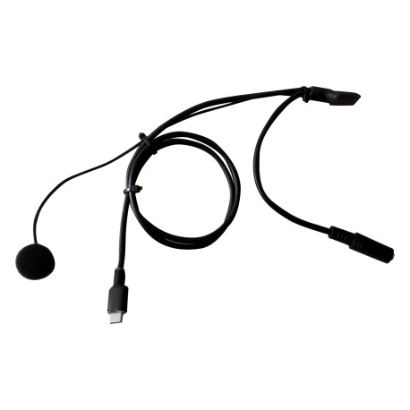 Cuffie e auricolari ZERONOISE cuffia con microfono FULL FACE USB-C per PIT-LINK TRAINER (con connettore stereo 3,5 mm per auricolari) | race-shop.it