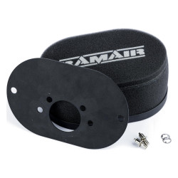 RAMAIR filtro dell`aria in spugna del carburatore con piastra di base per SU HIF6, HIF44 1.7in