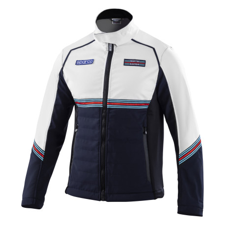Felpe con cappuccio e giacche SPARCO MARTINI RACING SOFT SHELL, bianco | race-shop.it