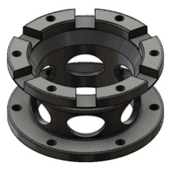 Distanziale volante OMP, lunghezza 40mm