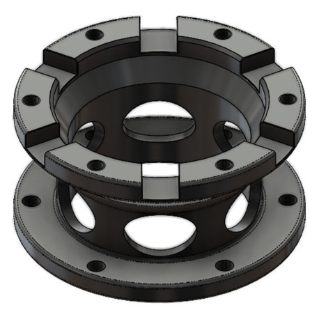 Mozzi volante Universali a sgancio rapido Distanziale volante OMP, lunghezza 40mm | race-shop.it