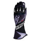 Guanti da karting OMP KS-2R (cuciture esterne), nero
