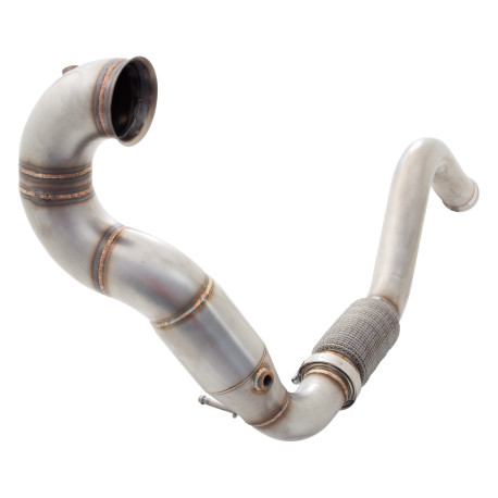 Down pipes e dump pipes 3" Downpipe con Catalizzatore sportivo per MERCEDES-BENZ AMG A45 2012-2018 W176 HATCH | race-shop.it