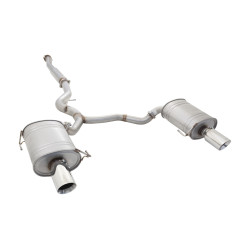 XFORCE sistema di scarico cat-back 76 mm + silenziatori tondi per SUBARU LEGACY 2006-2009 GEN 4 GT BL9 BP9 EJ25 TURBO
