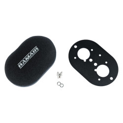 RAMAIR domed carb air filter with baseplate to fit Weber 40 IDF
