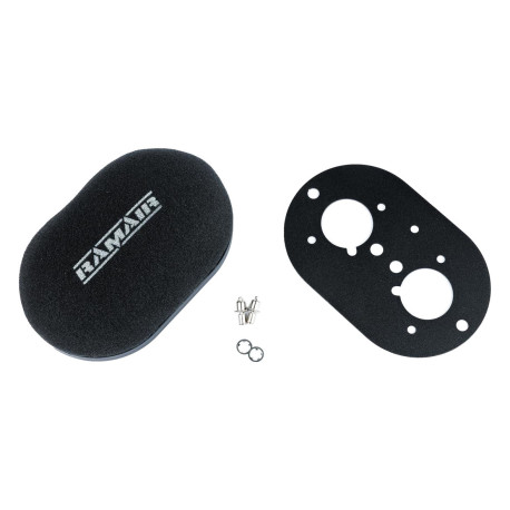 Filtri aria per carburatori RAMAIR domed carb air filter with baseplate to fit Weber 40 IDF | race-shop.it