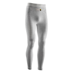 Pantaloni ignifughi omologati FIA OMP TECNICA EVO MY2026, argento/bianco