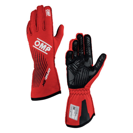 Guanti Guanti da gara omologati FIA OMP ONE EVO FX my2026 (cuciture esterne), rosso | race-shop.it