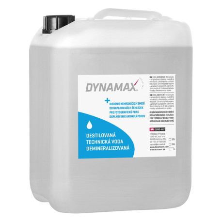 Refrigeranti da corsa DYNAMAX DEMINERALIZOVANÁ TECHNICKÁ VODA 10 L | race-shop.it