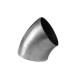 Tubi in acciaio inox 90° Gomiti Stainless steel pipe- elbow 45°, 63mm, short | race-shop.it