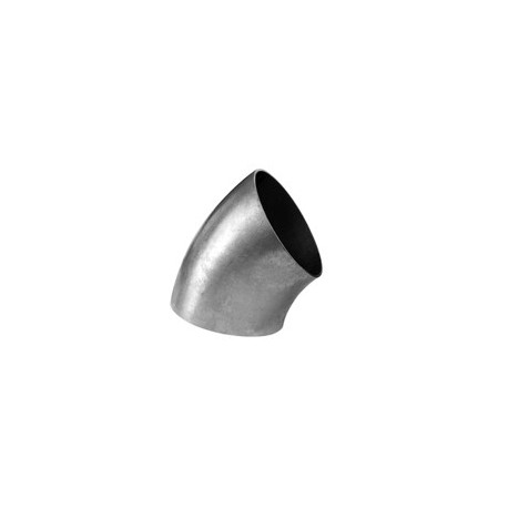 Tubi in acciaio inox 90° Gomiti Stainless steel pipe- elbow 45°, 76mm, short | race-shop.it